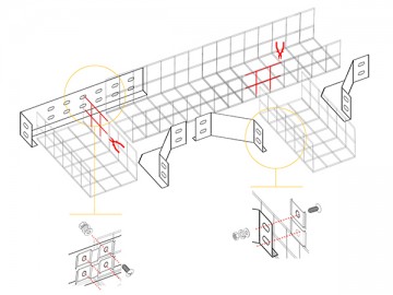 Self assembly basket bends